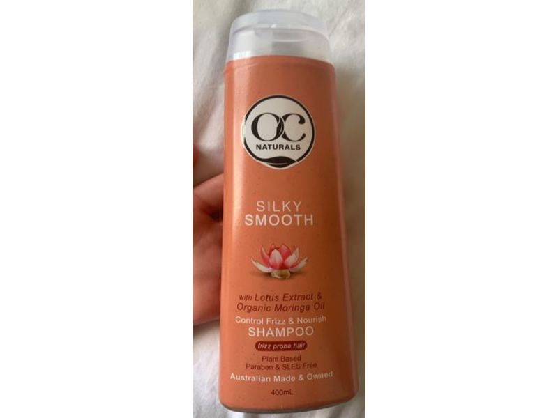 OC Naturals Silky Smooth Shampoo, Lotus Extract + Oraganic Moringa Oil, 400 mL