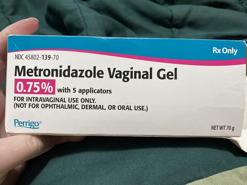 Metronidazole Vaginal Gel 0.75%, 70 gm, Perrigo (RX)