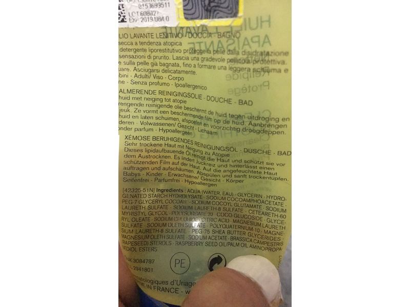 Uriage Eau Thermale Xemose Soothing Cleansing Oil, 200 mL