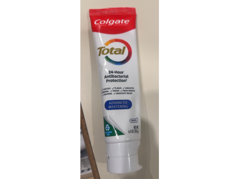 Colgate Total Advanced Whitening Paste, 6.4 oz/181g