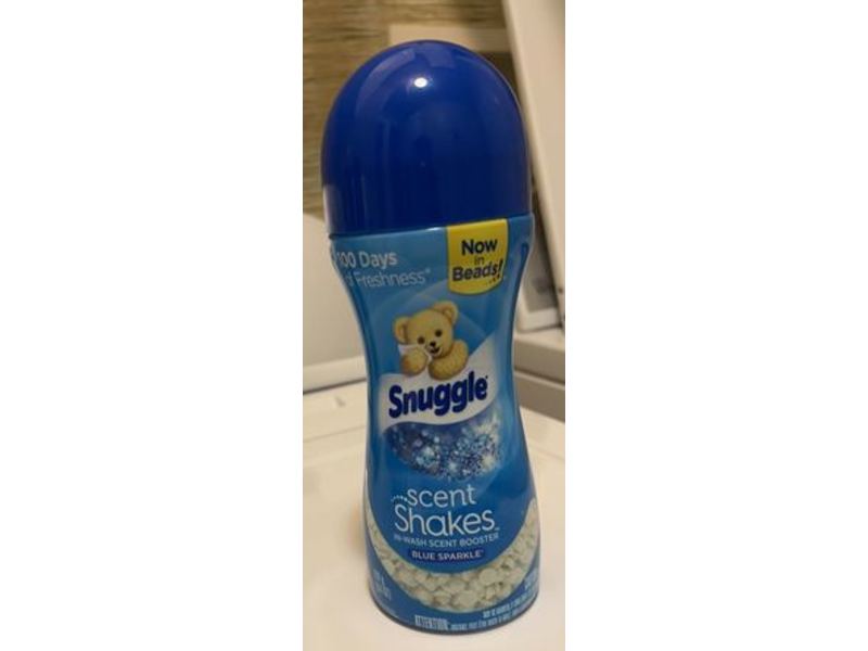 Snuggle Scent Shakes In-Wash Scent Booster, Blue Sparkle, 9 oz, Pack Of 4