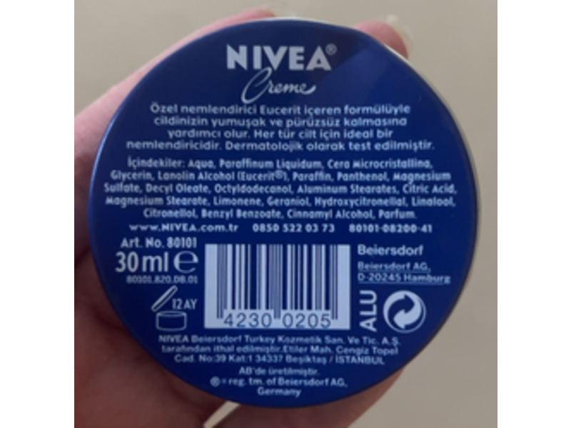 Nivea Creme, 30 mL