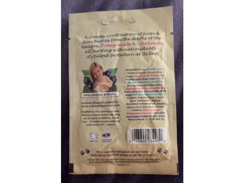 Montagne Jeunesse Acai Body Smoothie, 0.6 fl oz/20 mL