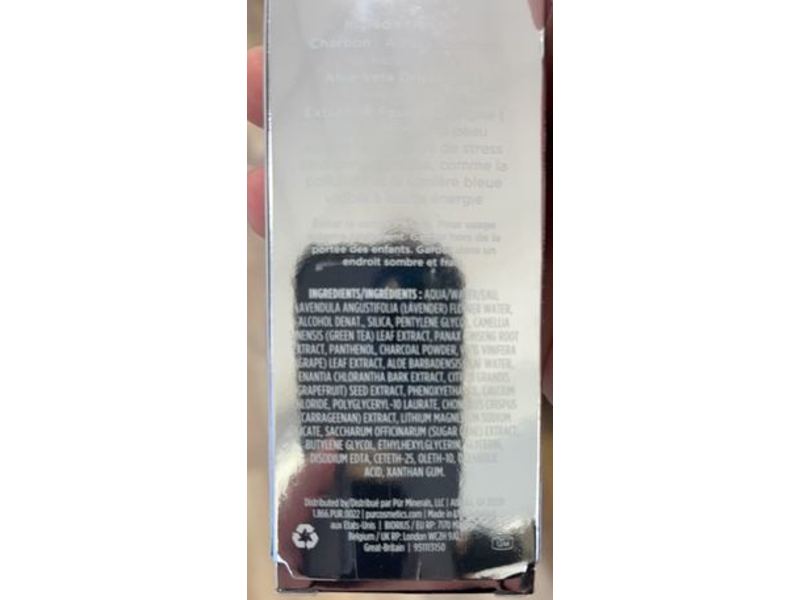 Pur Matte Mist Anti-Pollution Mattifying Setting Spray, Charcoal, 4 fl oz/120 mL