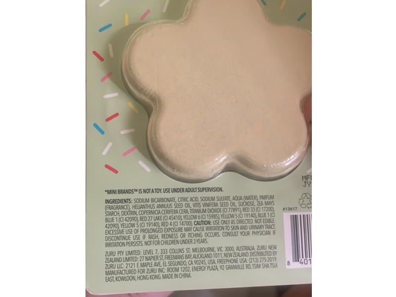 Daise Candry Dream Bath Bomb, Tutti Frutti Scent, 3 fl oz/85 g