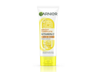 Garnier Bright Complete Face Wash, Vitamin C, 50 g