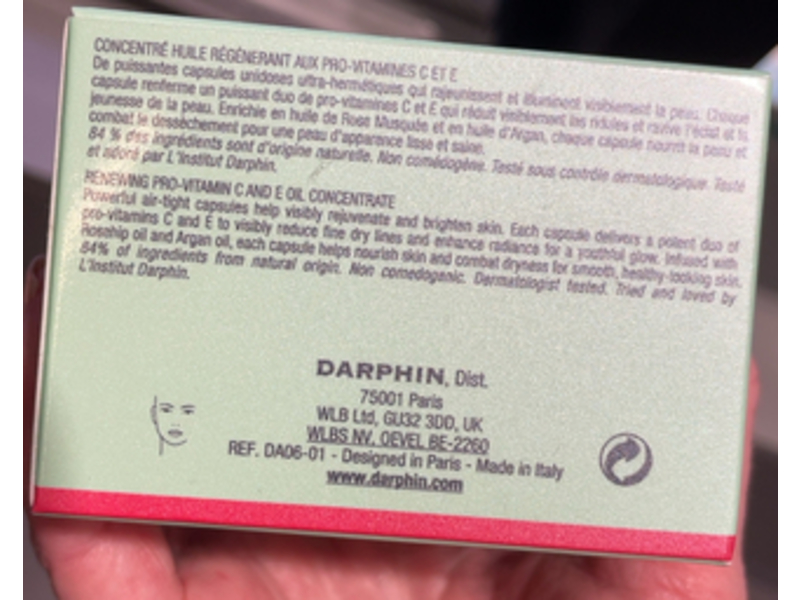 Darphin Ideal Resource Anti - Aging & Radiance Capsules, Pro Vitamin C & E, 60 Count