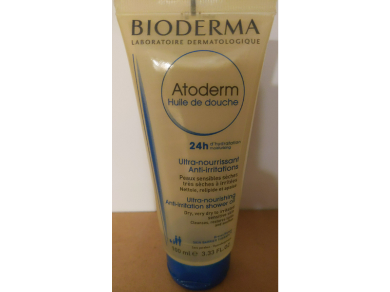 Bioderma Atoderm Ultra Nourishing Anti-Irritation Shower Oil, 3.33 fl oz/100 mL