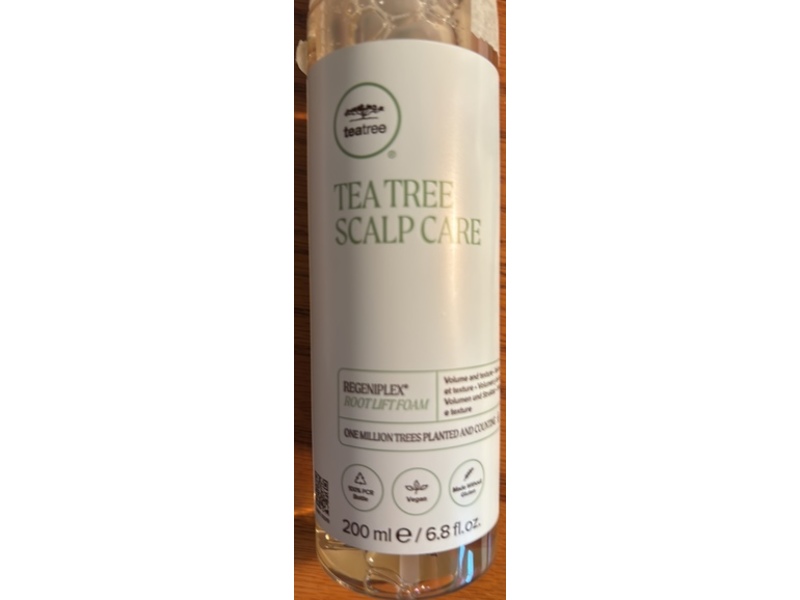 Paul Mitchell Scalp Care Regeniplex Root Lift Foam, Tea Tree, 6.8 fl oz/200 mL