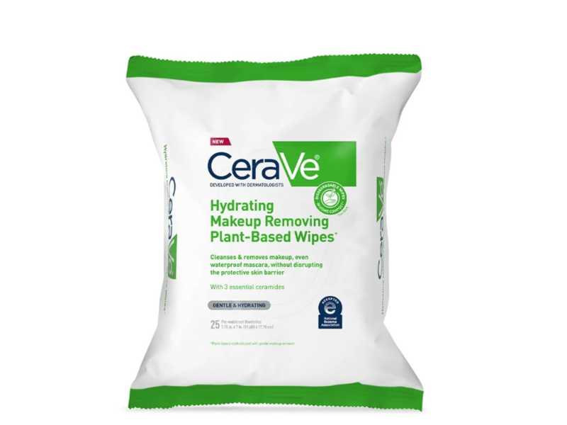 CeraVe Makeup Removing Cleanser Cloths, Gentle & Hydrating, 25CT