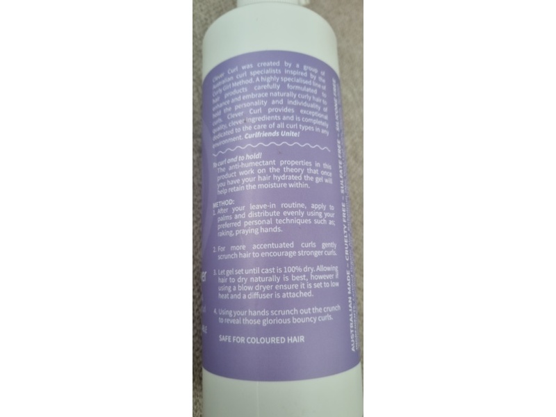 Clever Curl Humid Weather Curl Gel, 15.2 fl oz/450 mL