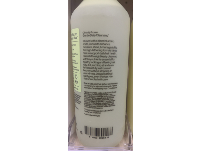 Eva.Nyc Take Care Healthy Hair Shampoo, Amino Acids, 10 fl oz/300mL
