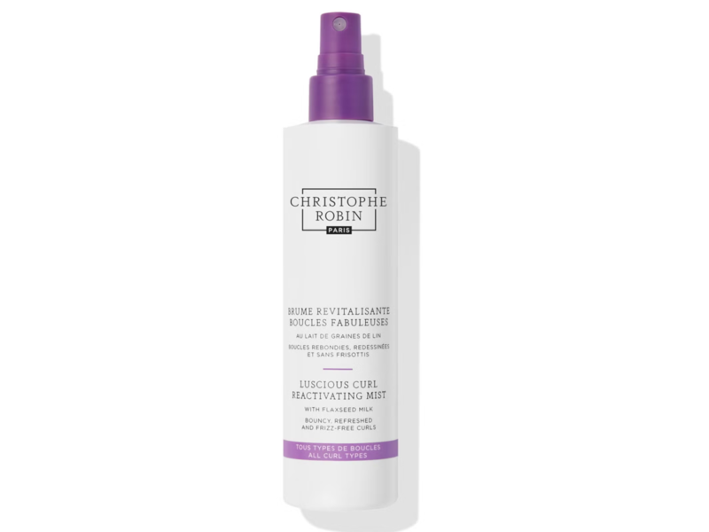 Christophe Robin Luscious Curl Reactivating Mist, Flaxseed Milk, 5 fl oz/150 mL