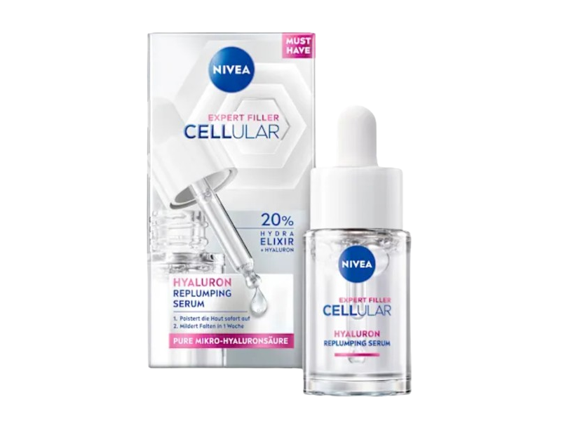 Nivea Expert Filler Cellular Hyaluron Replumping Serum, 15 mL