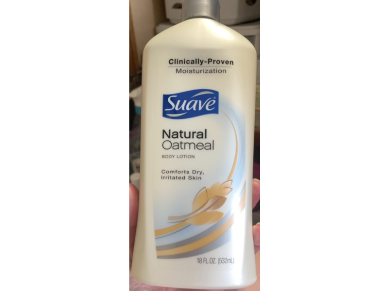 Suave Natural Oatmeal Body Lotion, 18 fl oz/532 mL