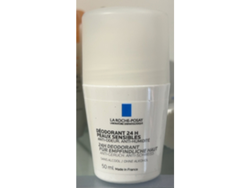 La Roche Posay Deodorant 24H Roll On, 50 mL