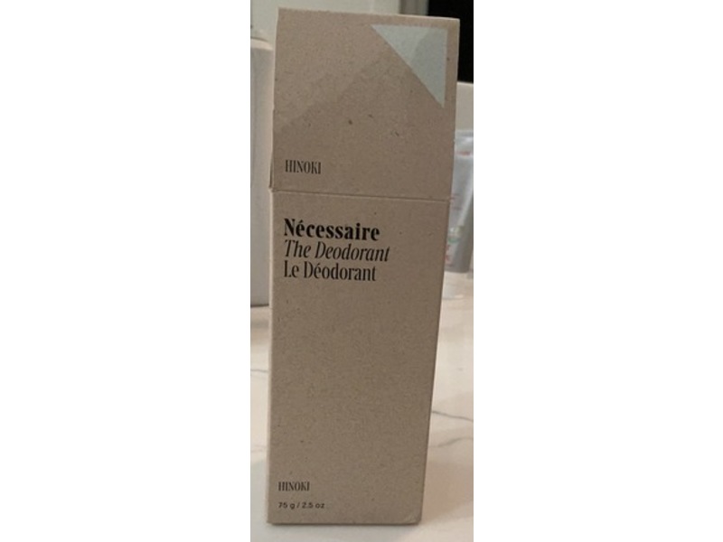 Necessaire The Deodorant, Hinoki, 2.5 oz/75 g