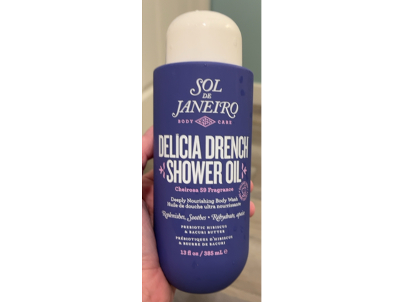 Sol De Janeiro Delicia Drench Shower Oil, 13 fl oz/385 mL