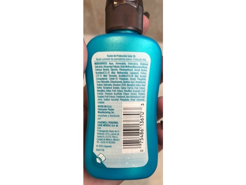 Hawaiian Tropic Sunscreen, SPF 50, Island Sport, 60 mL