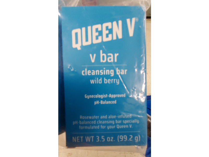 Queen V Bar Cleansing Bar, Wild Berry, 3.5 oz/99.2 g