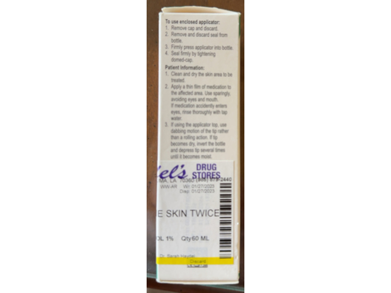 Clindamycin Phosphate Topical Solution USP 1%, 60 mL Viona (RX)