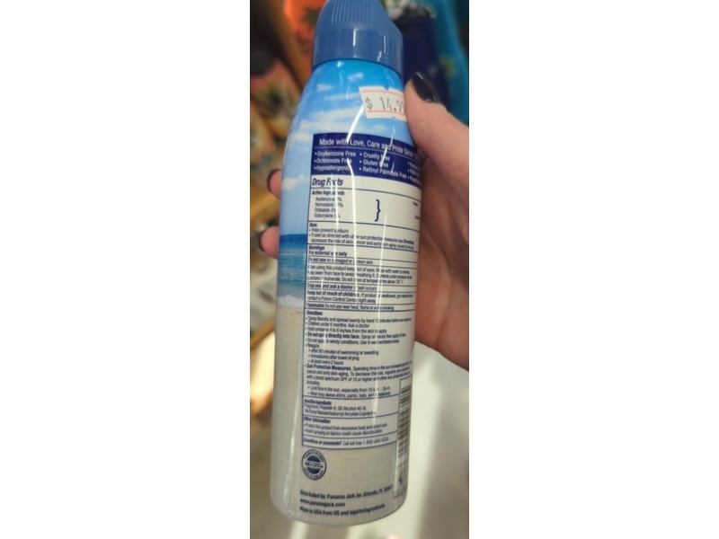 Panama Jack Kids Sunscreen Spray, SPF 50, 5.5 oz/155 g