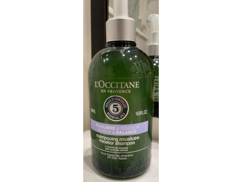 L'Occitane En Provence Micellar Shampoo, 16.9 fl oz/500 mL