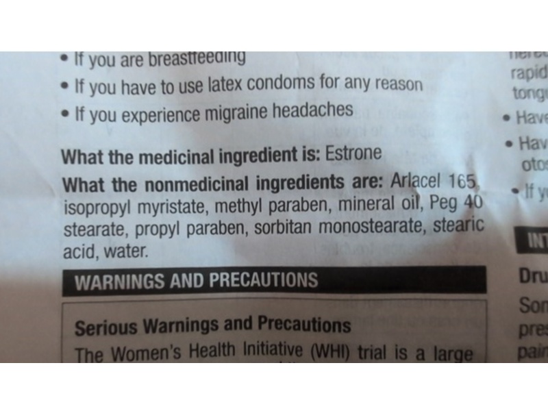 Estragyn Estrone Vaginal Cream, 0.1%, 45 g, Searchlight Pharma, Inc.