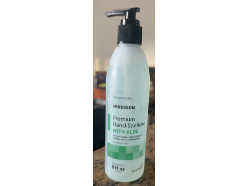 Mckesson Premium Hand Sanitizer with Aloe, 8 fl oz/237 mL