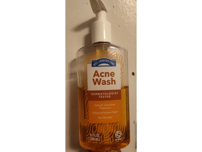 Hill Country Fare Acne Wash, 9.1 fl oz/269 mL