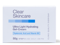 Clear Skincare Ultra Light Hydrating Gel Cream, Hyaluronic Acid & Vitamin B3, 50 g - Image 2