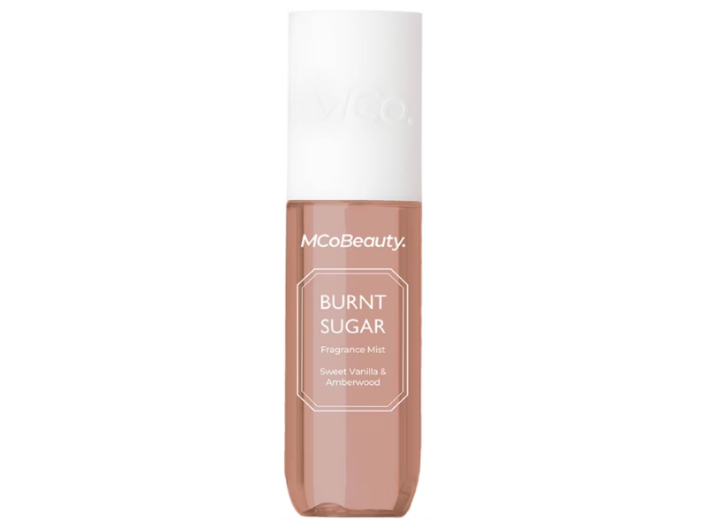 MCoBeauty Burnt Sugar Fragrance Mist, Sweet Vanilla & Amberwood, 3.04 fl oz/90 mL