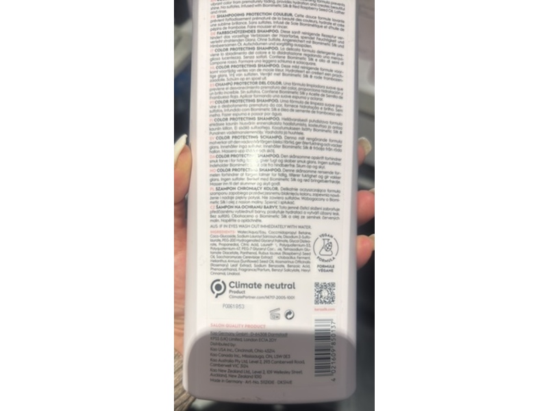 Kerasilk Color Protecting Shampoo, 25.3 fl oz/750 mL