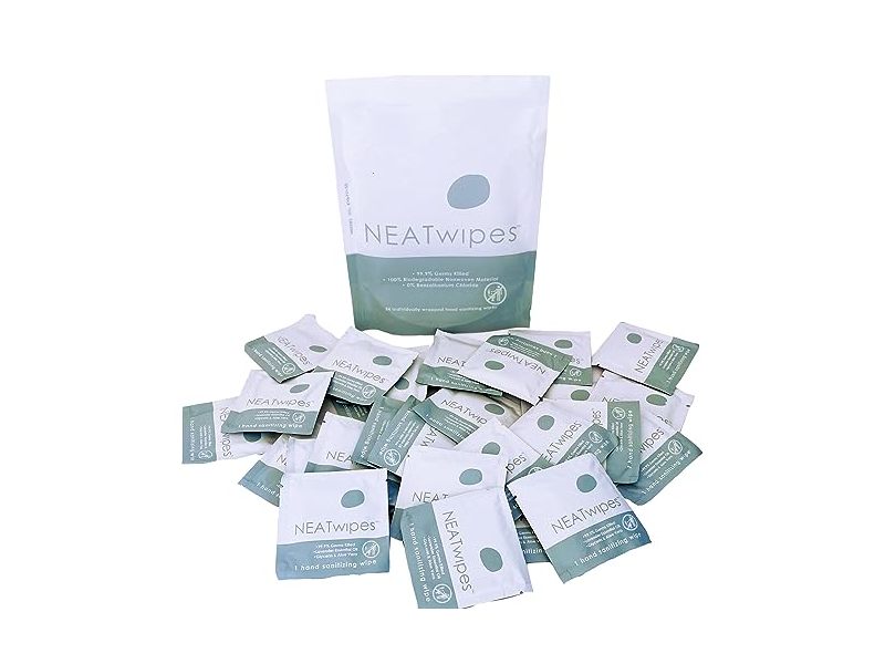 Neatwipes Hand Sanitizing Wipes, Lavender, 24 Count