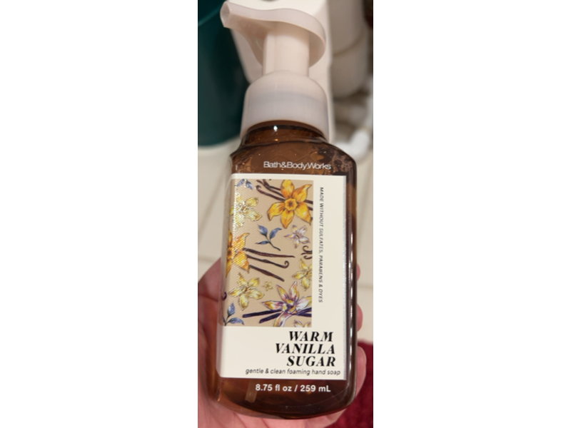 Bath & Body Works Gentle & Clean Foaming Hand Soap, Warm Vanilla Sugar, 8.75 fl oz/259 mL