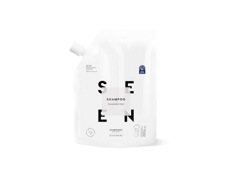 SEEN Shampoo Eco-Refill, Fragrance Free, 32 fl oz/946 mL