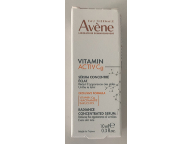 Avene Vitamin Activ Cg Radiance Concentrated Serum, 0.3 fl oz/10 mL