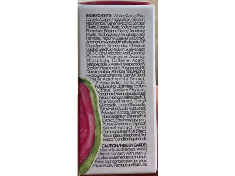 Glow Recipe Guava Vitamin C Bright Eye Gel Cream, 0.5 fl oz/15 mL