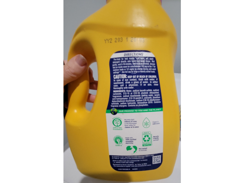 Arm & Hammer Powerfully Clean Liquid Laundry Detergent, Tropical Paradise, 42 Loads, 67.5 fl oz/1.99 L