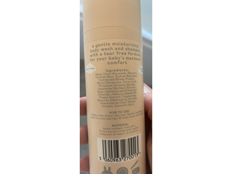 Nala's Baby Body Wash & Shampoo, 6.76 fl oz/200 mL