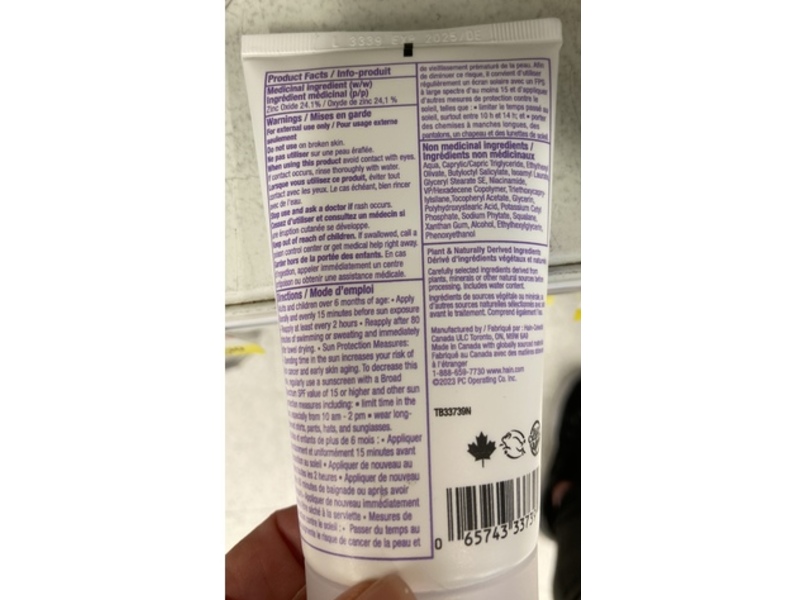 Live Clean Baby Sheer Mineral Sunscreen Lotion, SPF 50+, 113 g