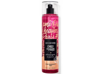 Bath & Body Works Emily In Paris Fine Fragrance Mist, Champagne In Paris, 8 fl oz/236 mL