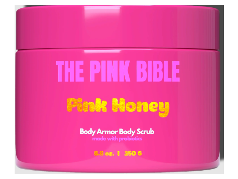 The Pink Bible Pink Honey Body Armor Body Scrub, 8.8 oz/250 g