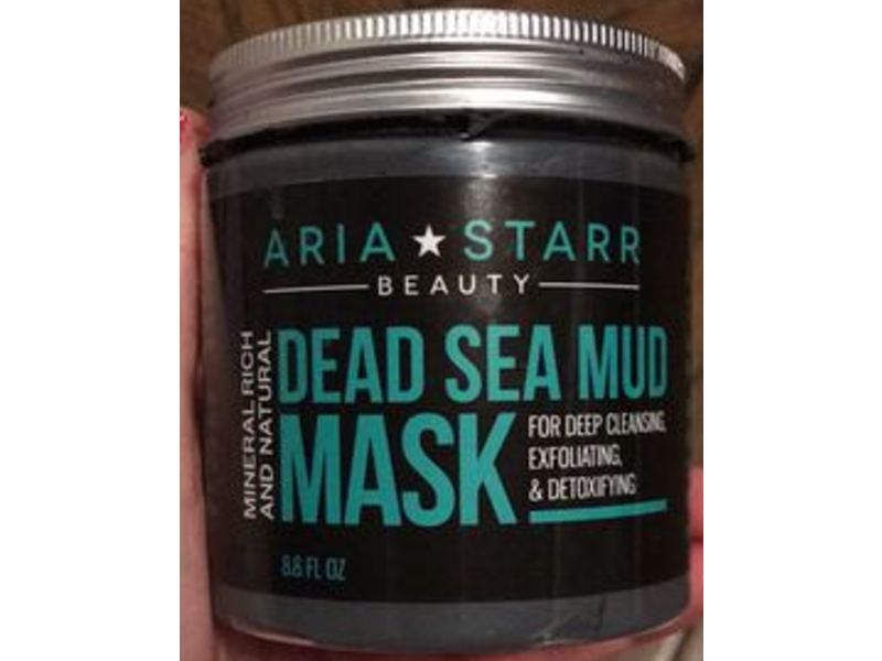 Aria Starr Beauty Dead Sea Mud Mask, Exfoliating & Detoxifying, 8.8 fl oz