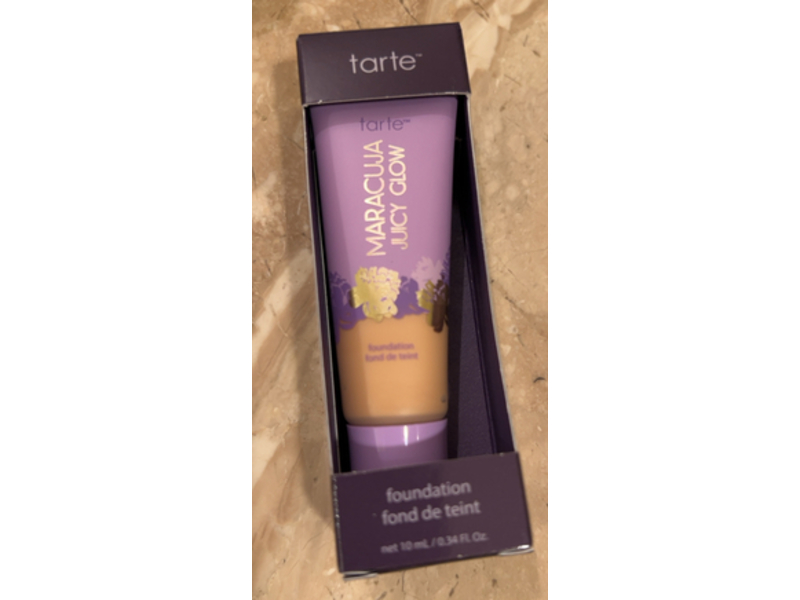 Tarte Maracuja Juicy Glow Foundation, 35N Medium Neutral, 0.34 fl oz/10 mL