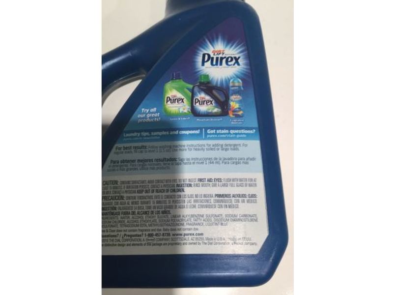 Purex Dirt Lift Action Laundry Detergent, Mountain Breeze, 50 Loads, 75 fl oz/2.2 L