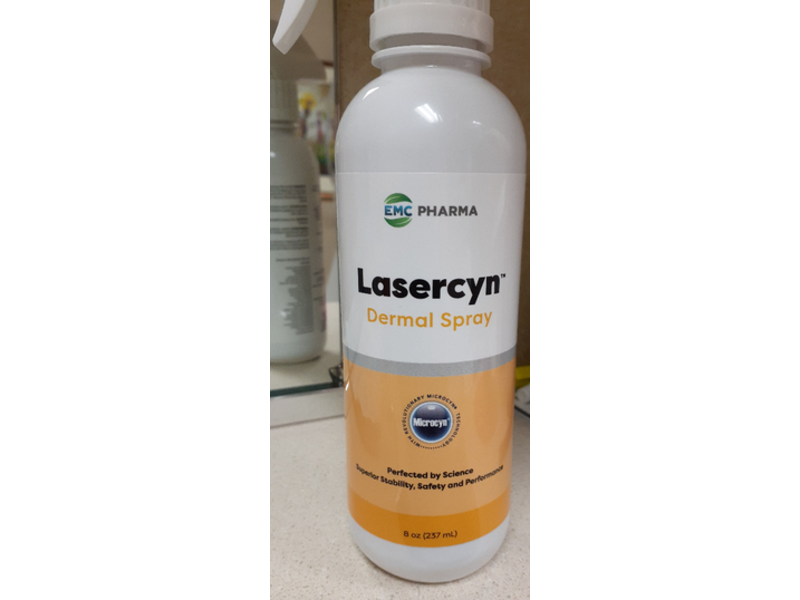 EMC Pharma Lasercyn Dermal Spray, 8 oz/237 mL