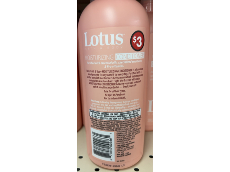 Lotus Moisturizing Conditioner, 28 fl oz/828 mL