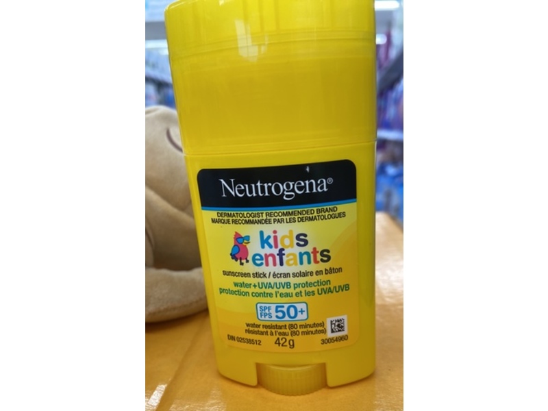 Neutrogena Kids Sunscreen Stick, SPF 50+, 42 g