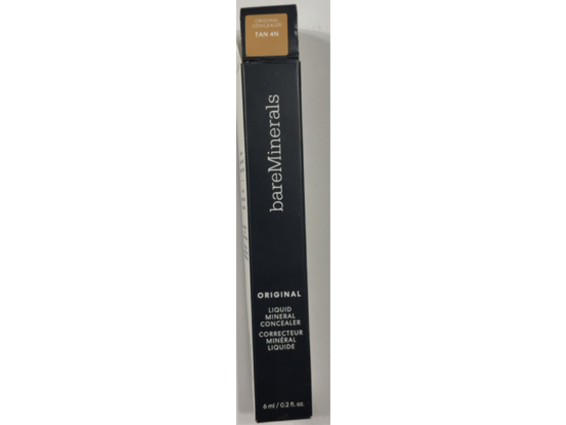 BareMinerals Original Liquid Mineral Concealer, Tan 4N, 0.2 fl oz/6 mL